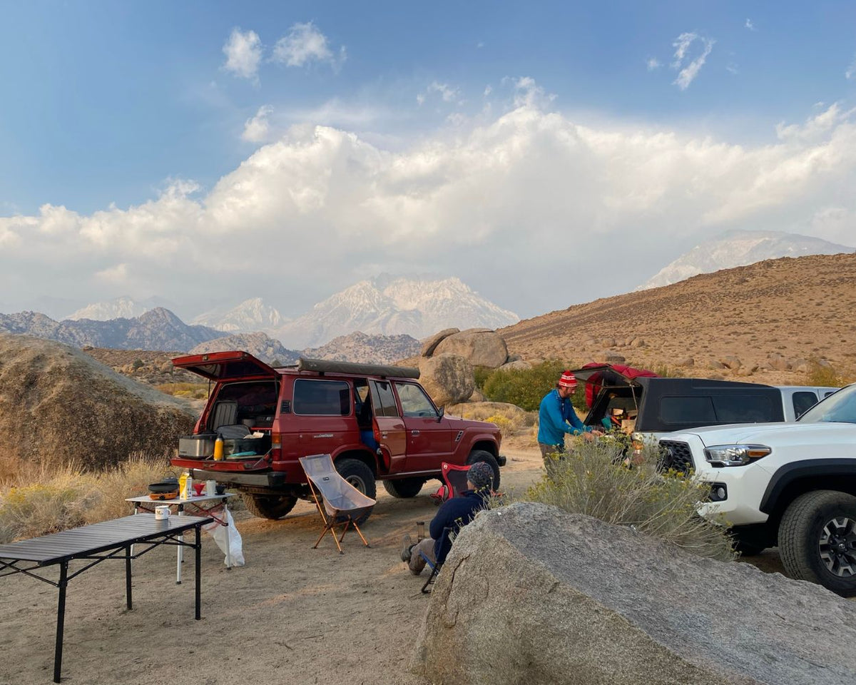 reed frick camping in the sierras